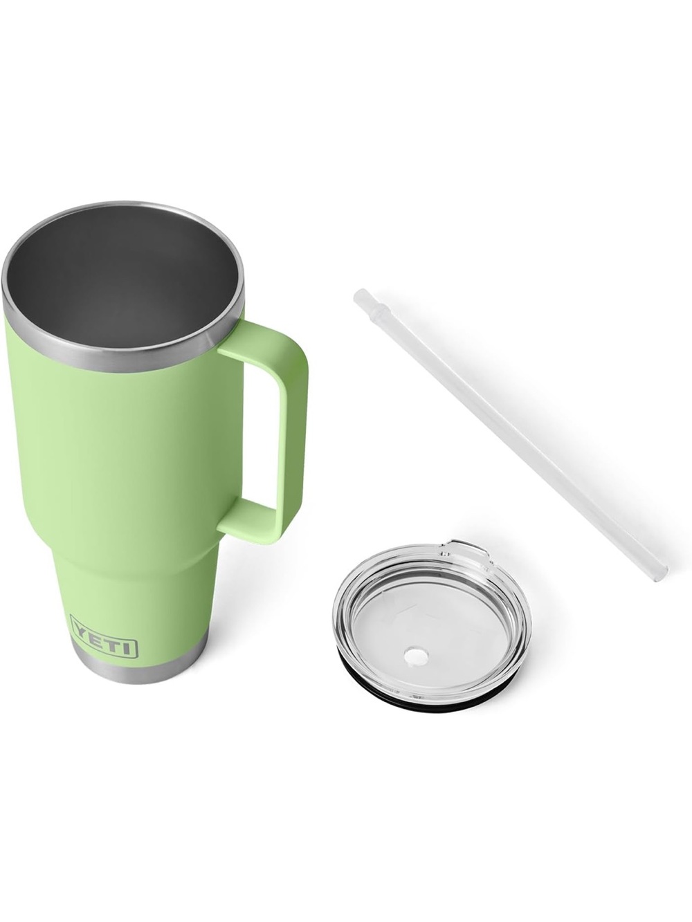 Yeti Rambler Travel Mug with Handle in Key Lime 42 Oz $45 NEW - Picture 5 of 9